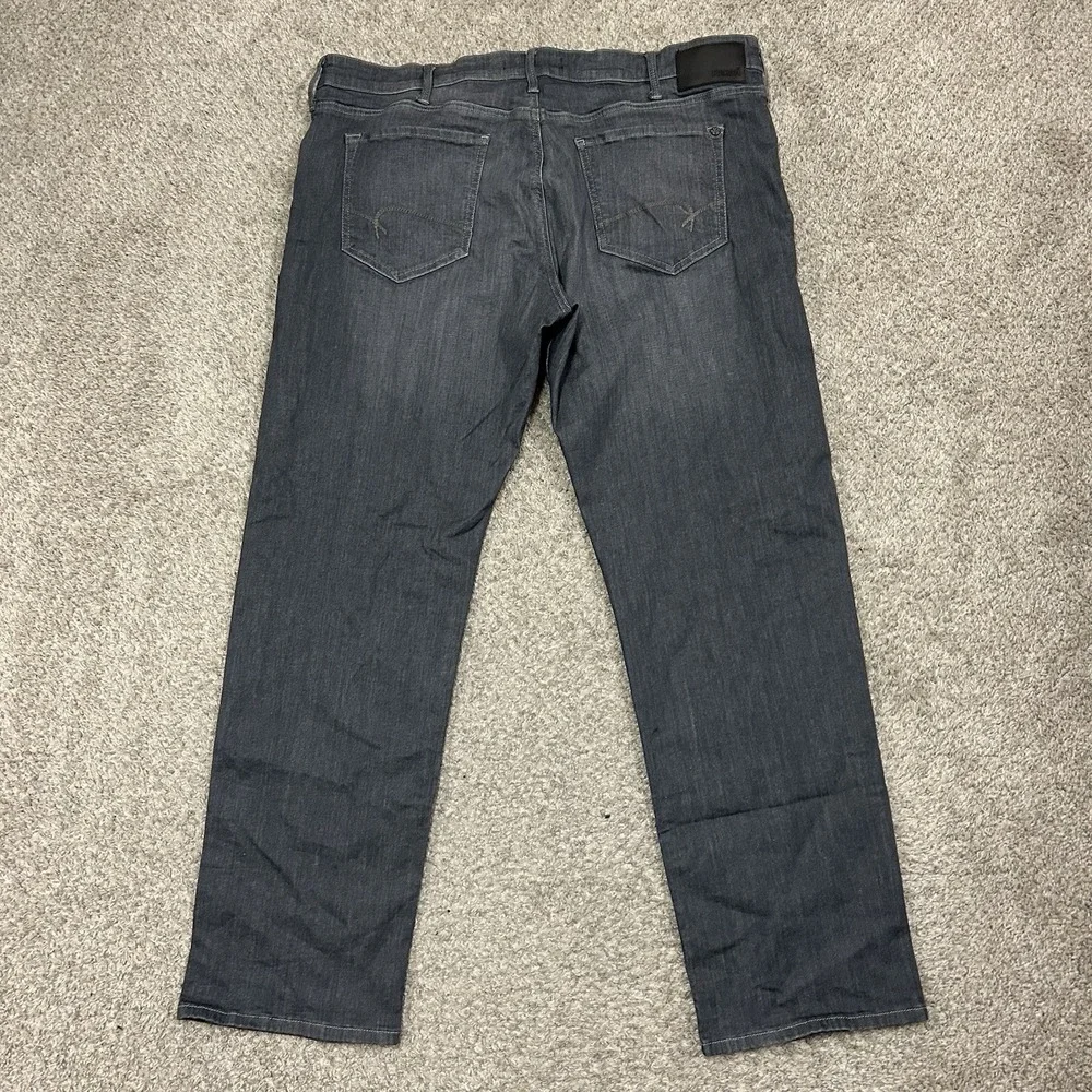Mavi Matt Relaxed Straight Jeans Mens 40X32 Blue Denim Stretch Five Pocket - Picture 3 of 11